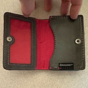 Rolodex Leather Card Holder Case
